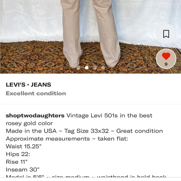 Vintage Levi’s 501 - Picture 3 of 3